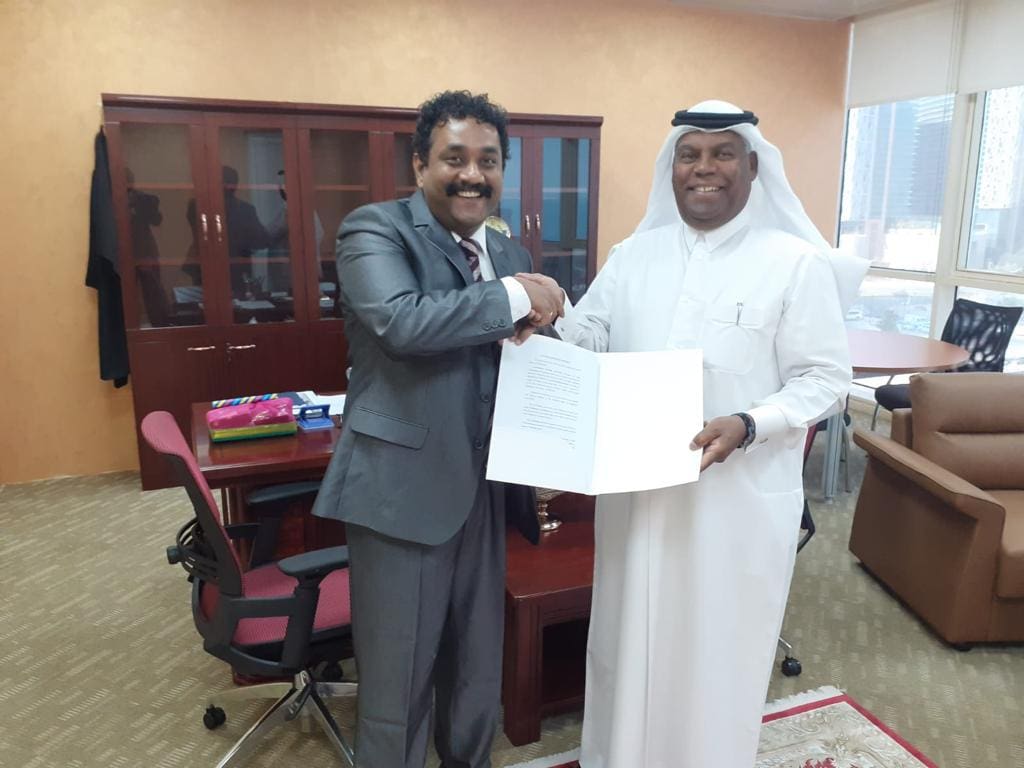 Our Founder, Adv. Prabhakaran with our Qatar
Partner, Justice Hamad Nasser Al Bader.